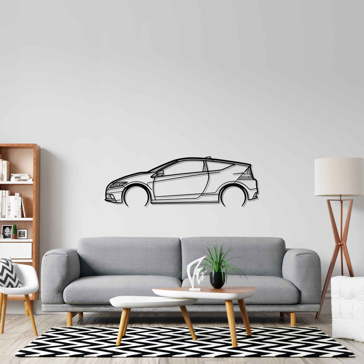 CR-Z 2014 Detailed Silhouette Wall Art