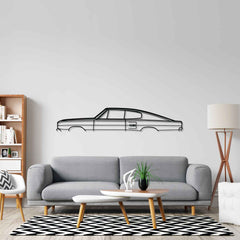 Charger 1966 Classic Silhouette Wall Art