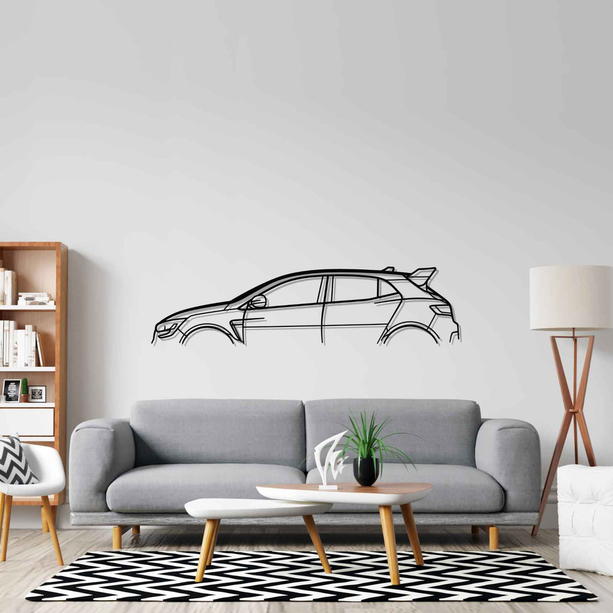 Megane RS 2019 Classic Silhouette Wall Art