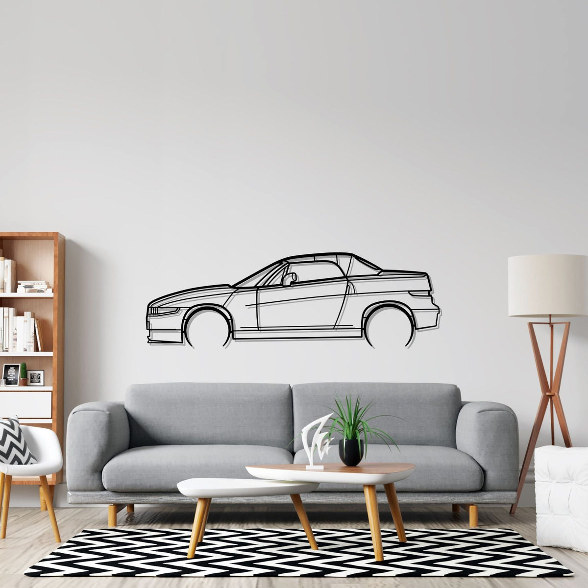 Alfa RZ Detailed Silhouette Wall Art