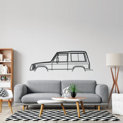 Pajero 1987 Classic Silhouette Wall Art