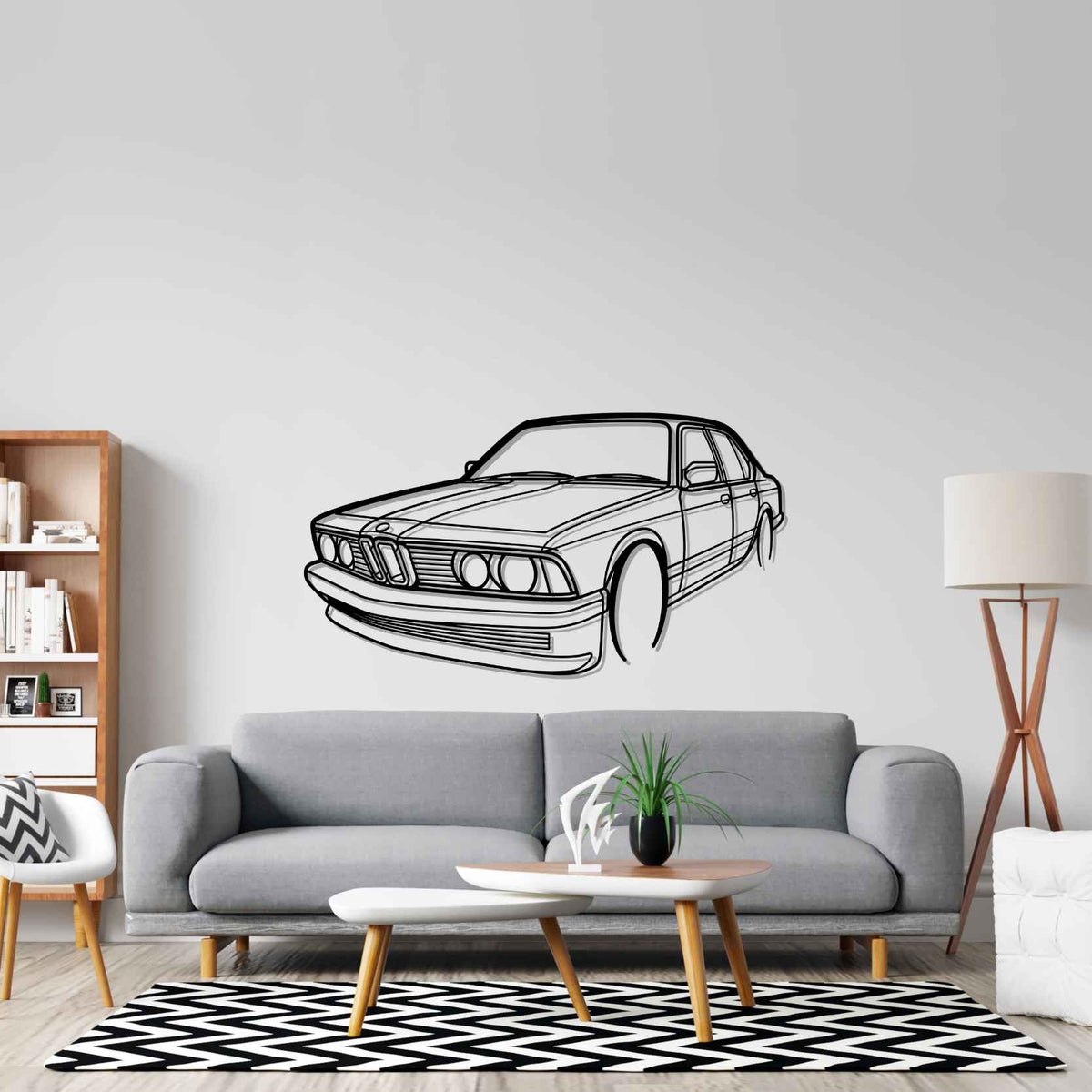 E23 Angle Silhouette Wall Art