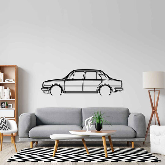 120L 1986 Detailed Silhouette Wall Art