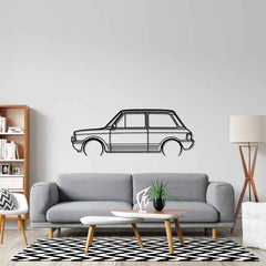 A112 1984 Detailed Silhouette Wall Art