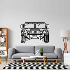 H1 Front Silhouette Wall Art