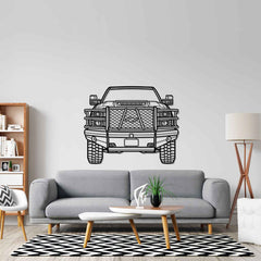 Silverado Front Silhouette Wall Art