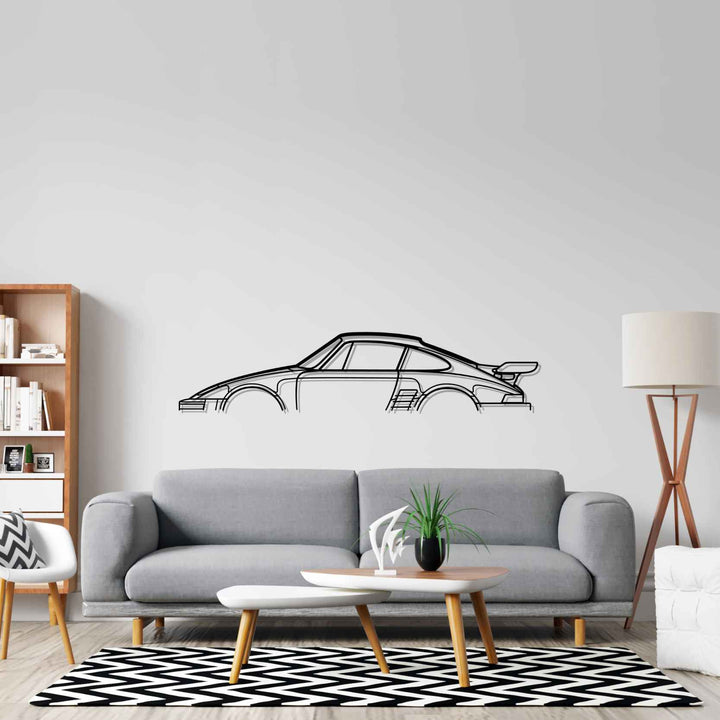 911 Flat Nose 1973 Classic Silhouette Wall Art