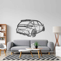 i20N Back Angle Silhouette Wall Art