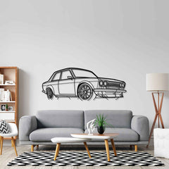 510 1973 Angle Silhouette Wall Art