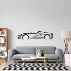 Elva 2022 Detailed Silhouette Wall Art