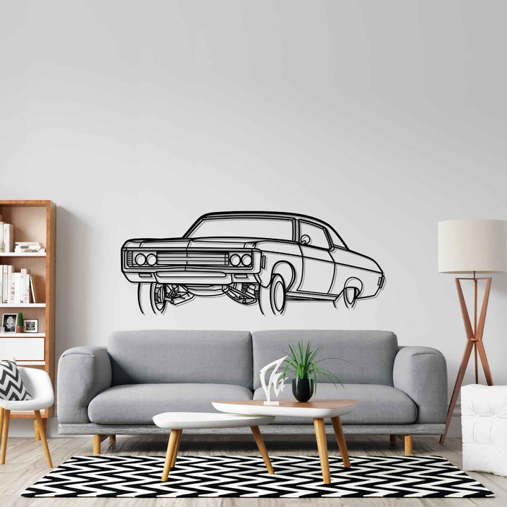 Impala 1969 Angle Silhouette Wall Art