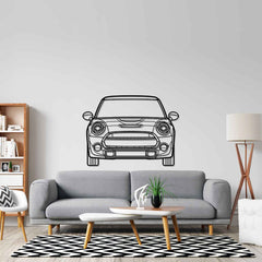 Mini 2021 Front Silhouette Wall Art