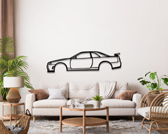 Nissan Skyline R34 Silhouette Wall Art