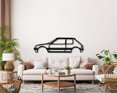 Peugeot 205 Silhouette Wall Art