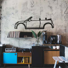 Mini Cooper F57 Silhouette Wall Art