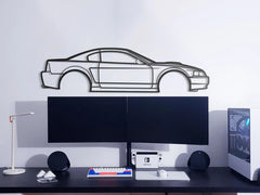 2001 Mustang GT Silhouette Wall Art