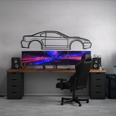 2001 Mustang GT Silhouette Wall Art