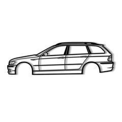 E46 Touring Silhouette Wall Art