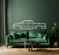 2004 F-150 11th Gen Silhouette Wall Art