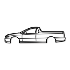 2004 Commodore UTE SS Silhouette Wall Art