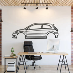 2005 Fiesta ST 150 Silhouette Wall Art