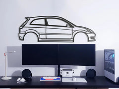 2005 Fiesta ST 150 Silhouette Wall Art