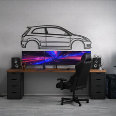 2005 Fiesta ST 150 Silhouette Wall Art