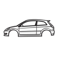 2005 Fiesta ST 150 Silhouette Wall Art