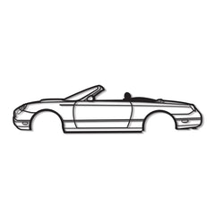 2005 Thunderbird Convertible Silhouette Wall Art