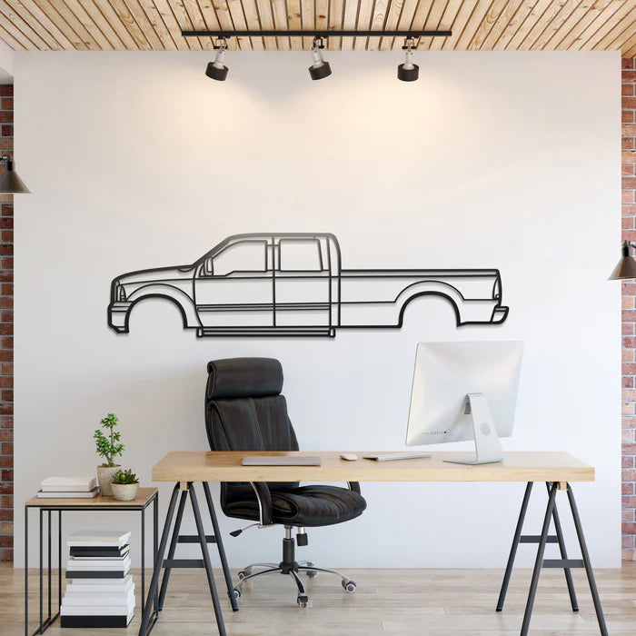 2006 F-250 Silhouette Wall Art