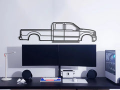 2006 F-250 Silhouette Wall Art