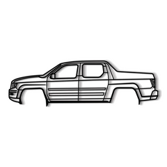 2006 Ridgeline 1st Gen Silhouette Wall Art