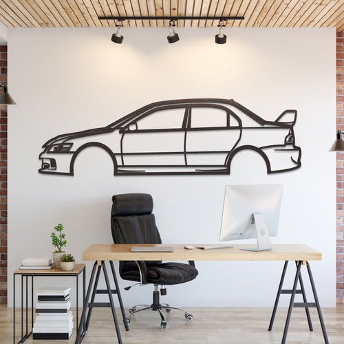 2006 Lancer Evo Silhouette Wall Art