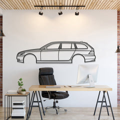 2008 535 XI WAGON Silhouette Wall Art