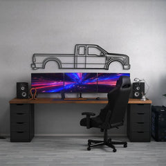 2008 F-250 Super Duty 2nd Gen Silhouette Wall Art