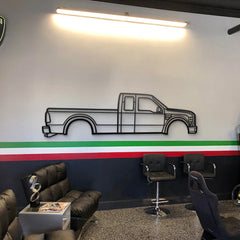 2008 F-250 Super Duty 2nd Gen Silhouette Wall Art