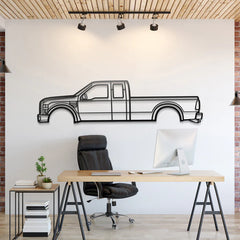 2008 F-250 Super Duty 2nd Gen Silhouette Wall Art