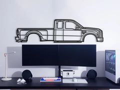 2008 F-350 Super Duty 2nd Gen Silhouette Wall Art