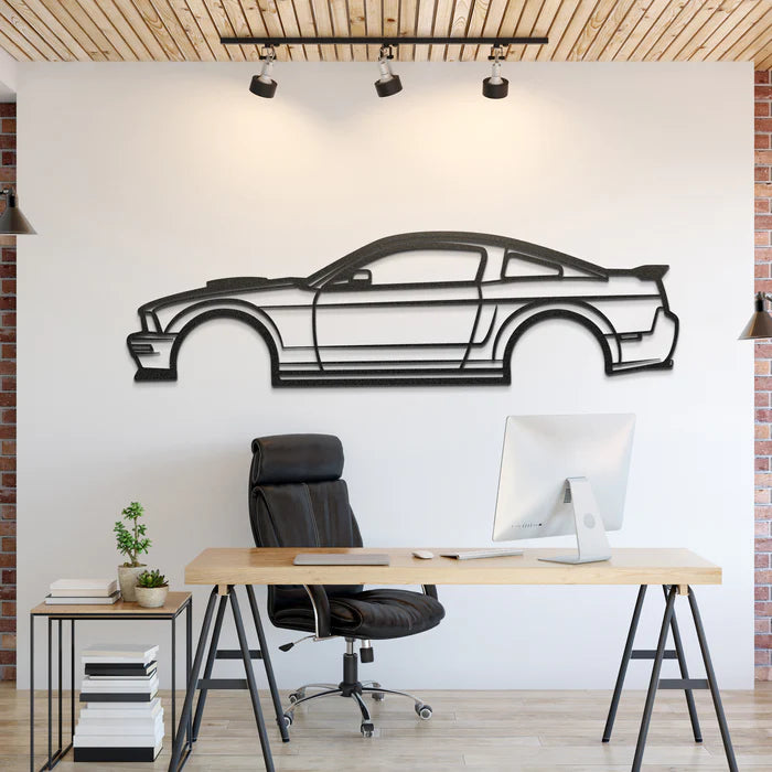 2008 Mustang GT Fastback Silhouette Wall Art