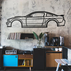 2008 Mustang GT Fastback Silhouette Wall Art