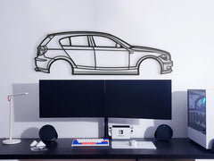 2009 1 SERIES E87 Hatchback Silhouette Wall Art