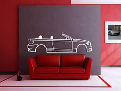 2009 E88 Convertible Silhouette Wall Art