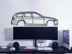 2009 E91  Silhouette Wall Art