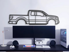 2009 F-150 12th Gen Silhouette Wall Art