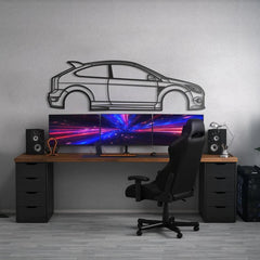 2009 Focus ST MK2 Silhouette Wall Art