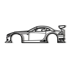 2010 Z4 GT3 Silhouette Wall Art