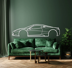 2010 458 Italia Silhouette Wall Art