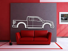 2010 F-150 SVT Raptor 1st Gen Silhouette Wall Art