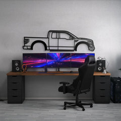 2010 F-150 SVT Raptor 1st Gen Silhouette Wall Art