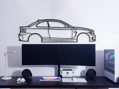 2011 BMW E82 Silhouette Wall Art